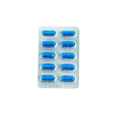 OEM Bulk Packing 10-Capsules Pack of Blue Sildenafil Capsules