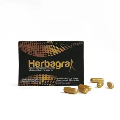10 Blisters Gold Herbagra Sildenafil Capsules