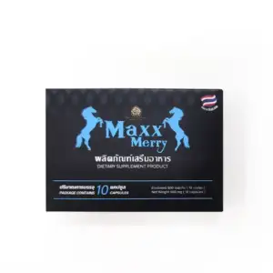 Male's ED Maxx merry 10 Counts Blue Sildenafil Capsules