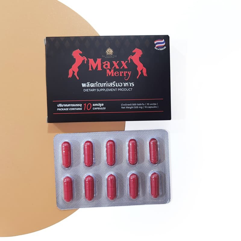 Maxx Merry Herbal 10 Blisters Sildenafil Capsules