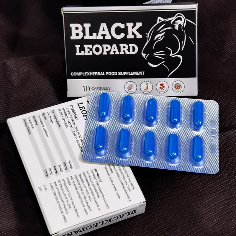 OEM Black Leopard Male's Impotence/Erectile Dysfunction Sildenafil Capsules
