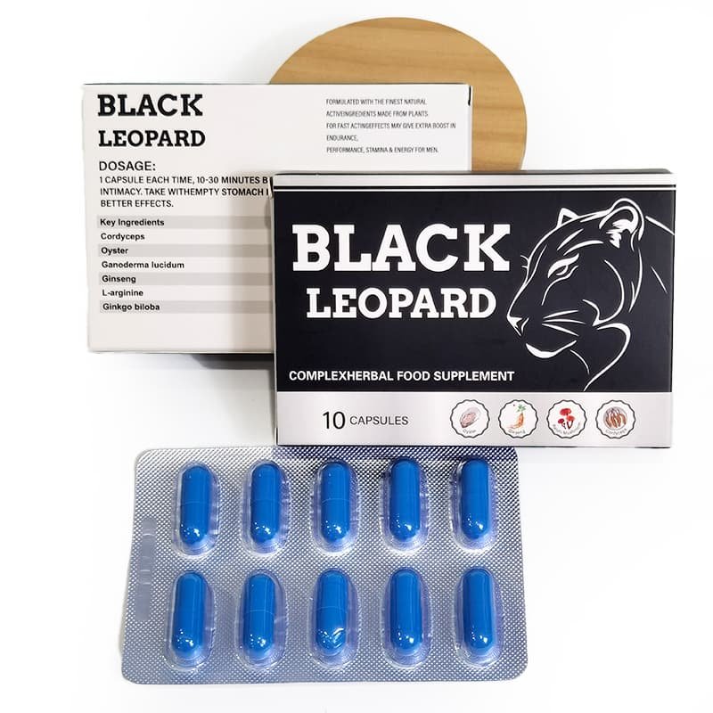 OEM Black Leopard Male's Impotence/Erectile Dysfunction Sildenafil Capsules - Image 7