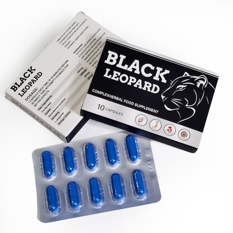 OEM Black Leopard Male's Impotence/Erectile Dysfunction Sildenafil Capsules - Image 5