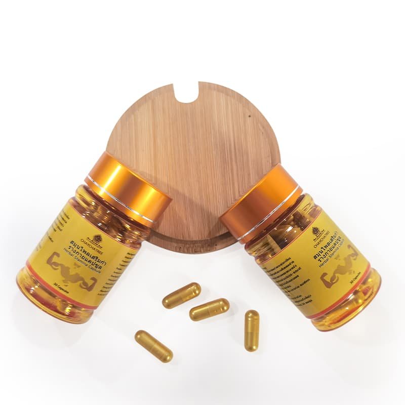 OEM CHAYCHATREE Bottle Version 30 Counts Gold Male's Erectile Dysfunction Capsules - Image 6