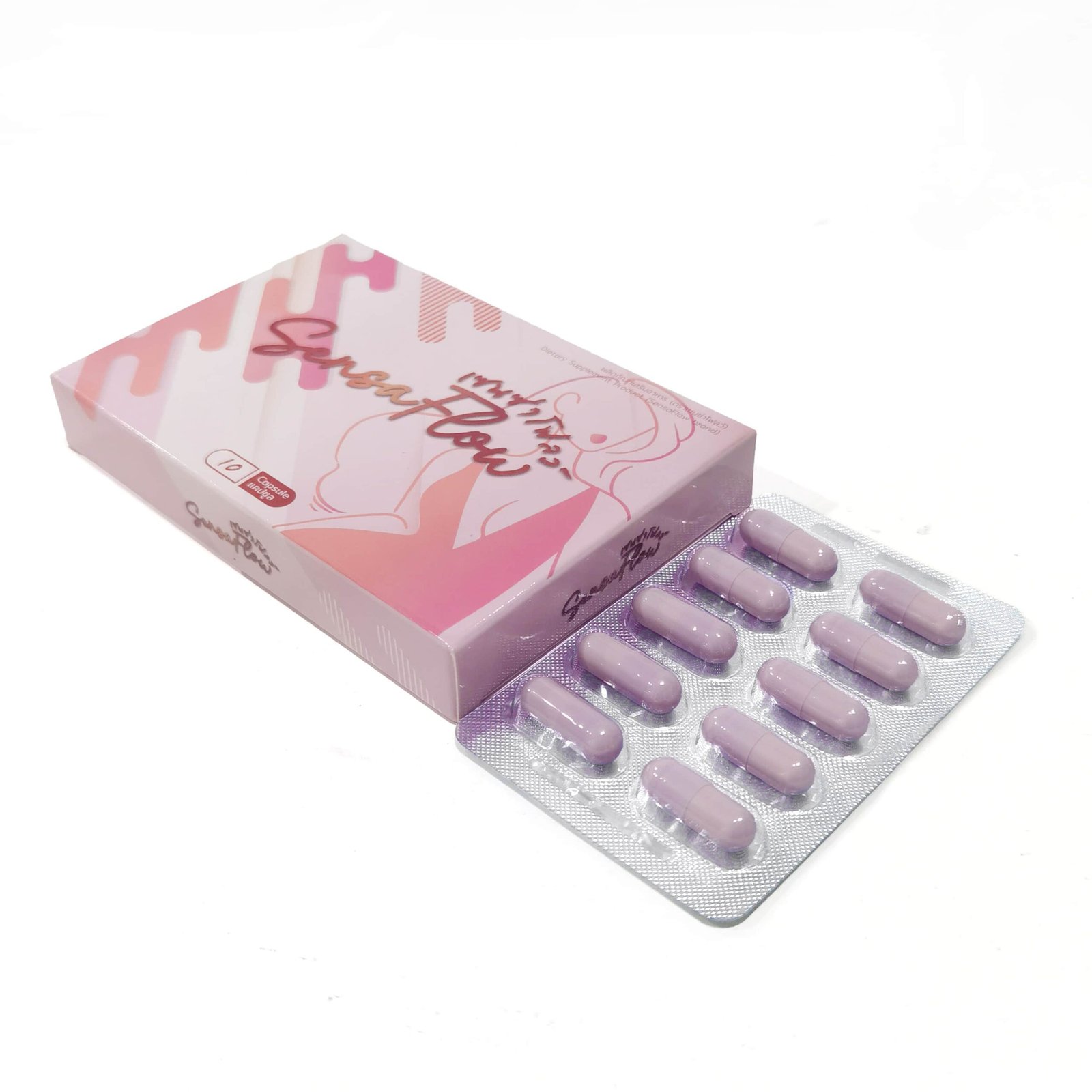 Sensa 10 Counts Pink Color Sildenafil Capsules - Image 2